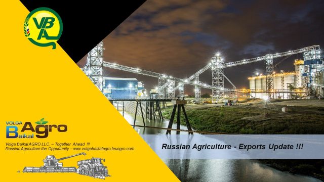 Volga Baikal AGRO NEWS Update on the Russian Agricultural Export !!!