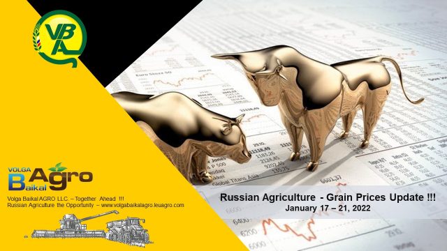 Volga Baikal AGRO NEWS Update on the Russian Grain Price Development !!!